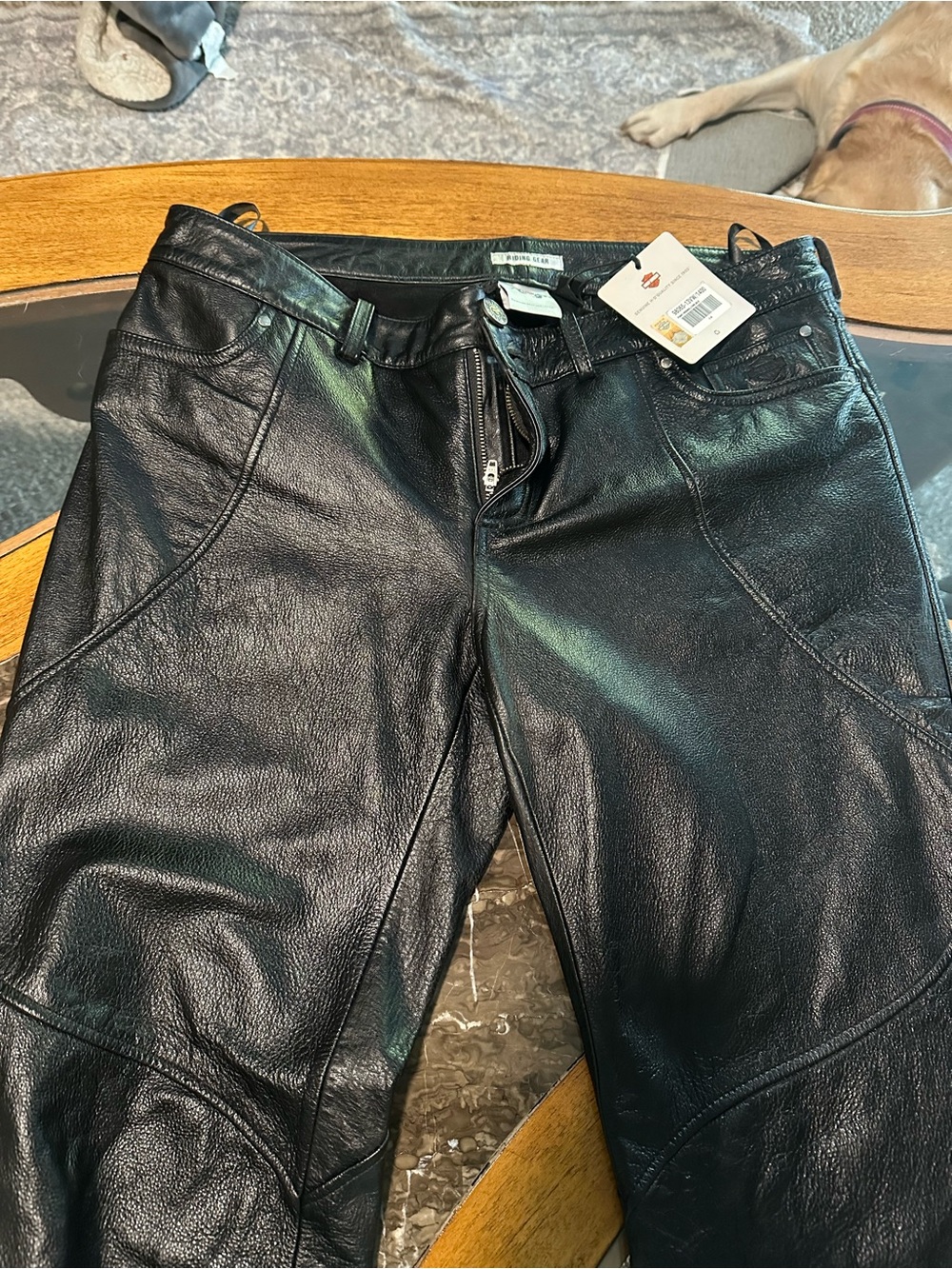 Harley-Davidson Black Leather riding Pants